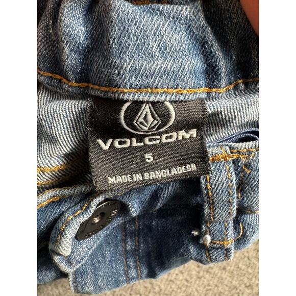 Volcom Denim Bermuda Shorts - Adjustable Waist - Kids Size 5T - Picture 4 of 6